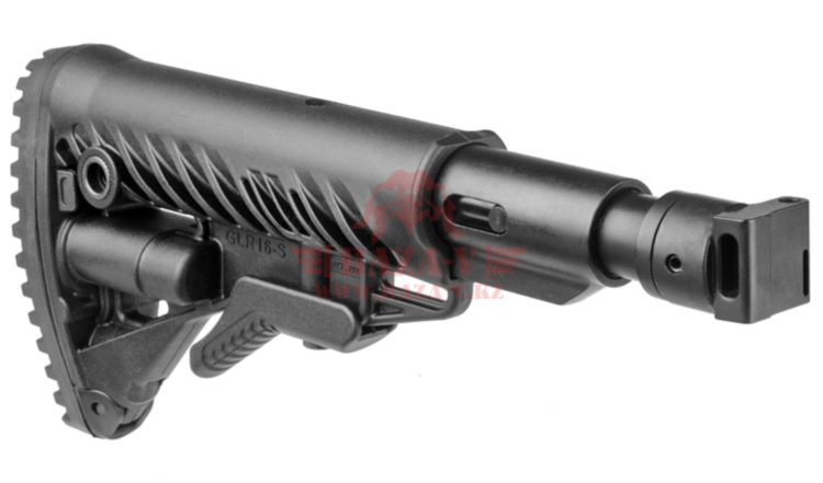 Приклад телескопический, складной FAB-Defense М4-SAIGA SB для САЙГА/AK с компенсатором отдачи