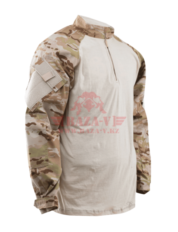 Тактическая рубашка TRU-SPEC TRU® 1/4 Zip Combat Shirt (Multicam) 50/50 Cordura® NyCo Ripstop (Multicam Arid)