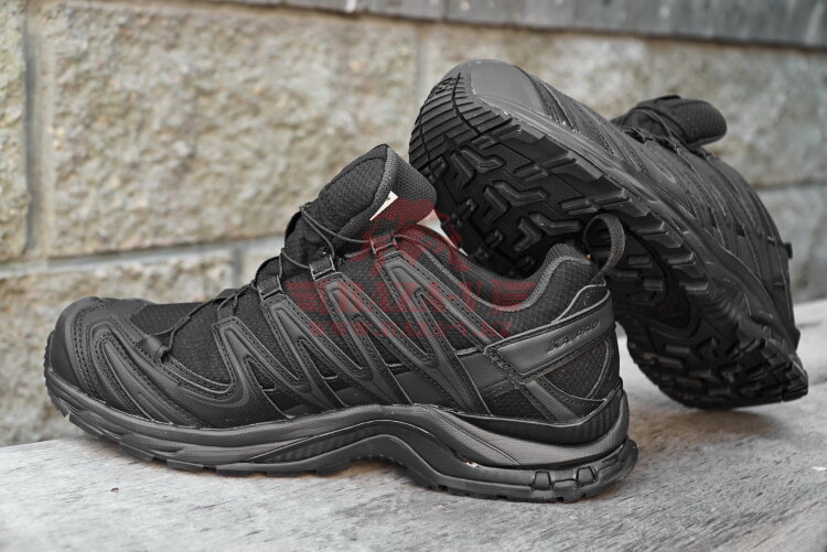 Тактические мембранные кроссовки Salomon XA PRO 3D GTX Forces (Black)