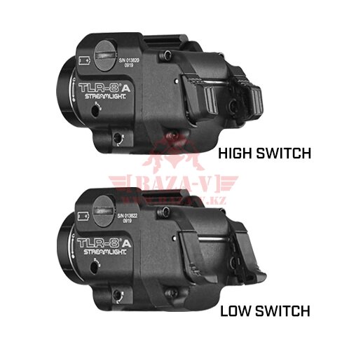 Подствольный фонарь с красным лазером для пистолета TLR-8A StreamLight®, светодиод 500 люмен