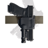 Кобура для Glock 17/19 Crye Precision Gunclip, правосторонняя установка (Black)