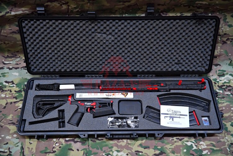 Гладкоствольное ружье для IPSC Tigris XR12 Pro, 12х76, 16" в кейсе (Black/Red)