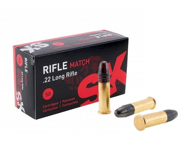 Патрон нарезной охотничий Lapua SK Rifle Match .22LR, 2,59г