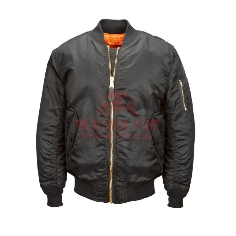 Куртка-бомбер Alpha Industries MA-1 Flight Jacket (Black)