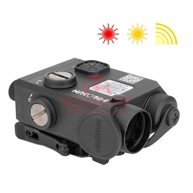 ИК-ЛЦУ Holosun LS321R, Красный лазер 635 нм, ИК-лазер с подсветкой