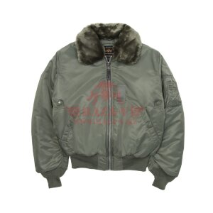 Куртка-бомбер Alpha Industries B-15 Flight Jacket (Sage Green)