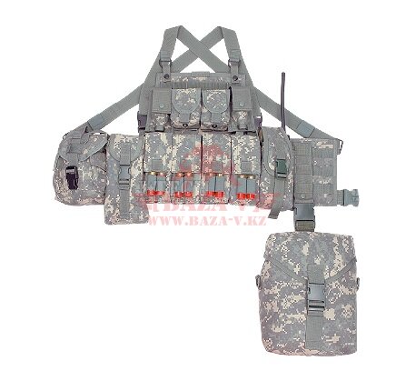 Разгрузочный тактический жилет с подсумками J-Tech® M.C.V.S. Tactical Vest-A (WOODLAND DIGITAL)