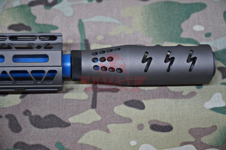 Гладкоствольное ружье для IPSC Tigris XR12 Pro, 12х76, 16" в кейсе (Tungsten/Blue)