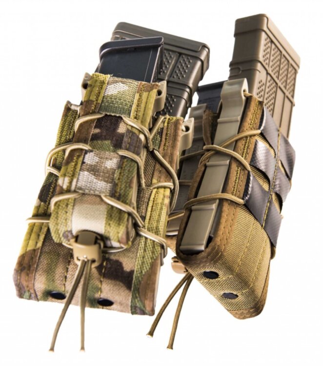 Подсумок под 2 магазина, универсальный HSGI Double Decker TACO LT MOLLE (17DD00 Multicam)