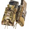 Подсумок под 2 магазина, универсальный HSGI Double Decker TACO LT MOLLE (17DD00 Multicam)