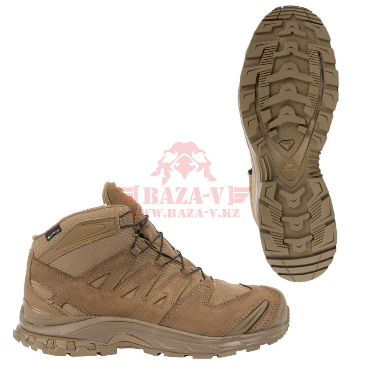 Тактические мембранные полуботинки для спецназа Salomon XA Forces MID GTX 2020 (Coyote)
