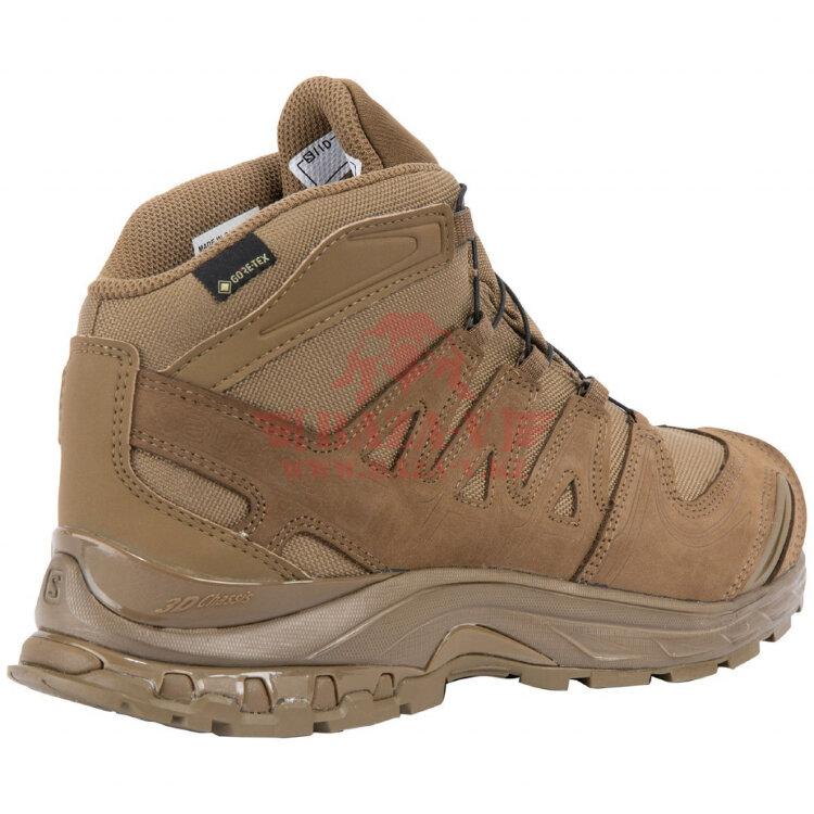 Тактические мембранные полуботинки для спецназа Salomon XA Forces MID GTX 2020 (Coyote)