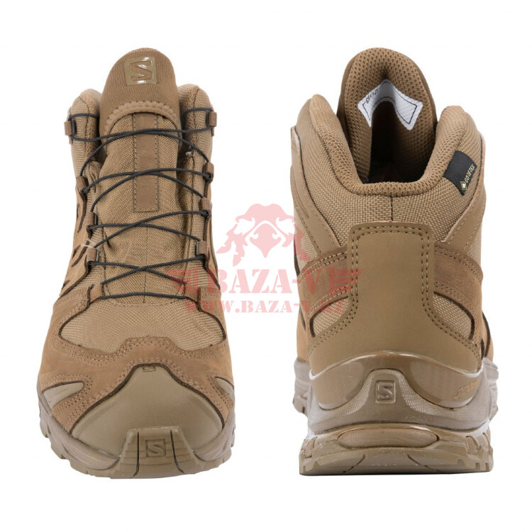 Тактические мембранные полуботинки для спецназа Salomon XA Forces MID GTX 2020 (Coyote)