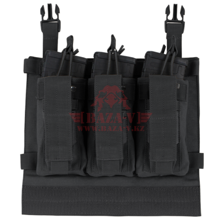 Платформа с подсумками под 3 магазина М4 и 3 пистолетных магазина на Velcro Condor 221126: VAS Kangaroo Mag Panel (Black)
