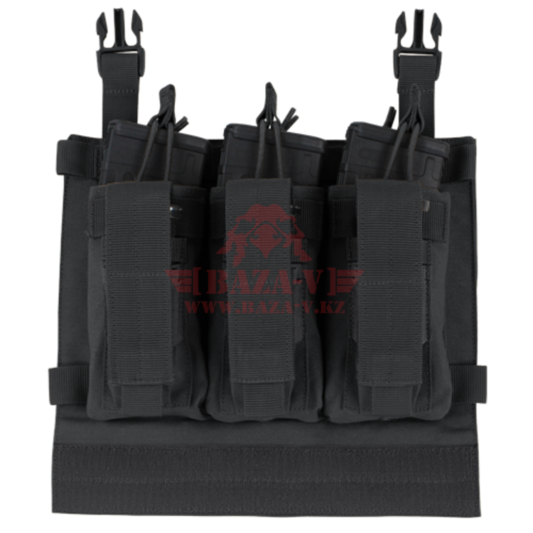 Платформа с подсумками под 3 магазина М4 и 3 пистолетных магазина на Velcro Condor 221126: VAS Kangaroo Mag Panel (Black)
