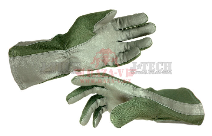 Перчатки для летчиков J-Tech® Tactical Fireproof Flying Gloves из Nomex® (Olive)