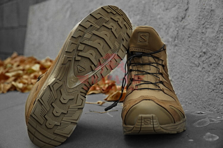 Тактические полуботинки для спецназа Salomon XA Forces MID 2020 (Coyote)