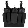 Платформа с подсумками под 6 магазинов М4 и 6 пистолетных магазинов на Velcro Condor 221141: VAS Recon Mag Pouch (Black)