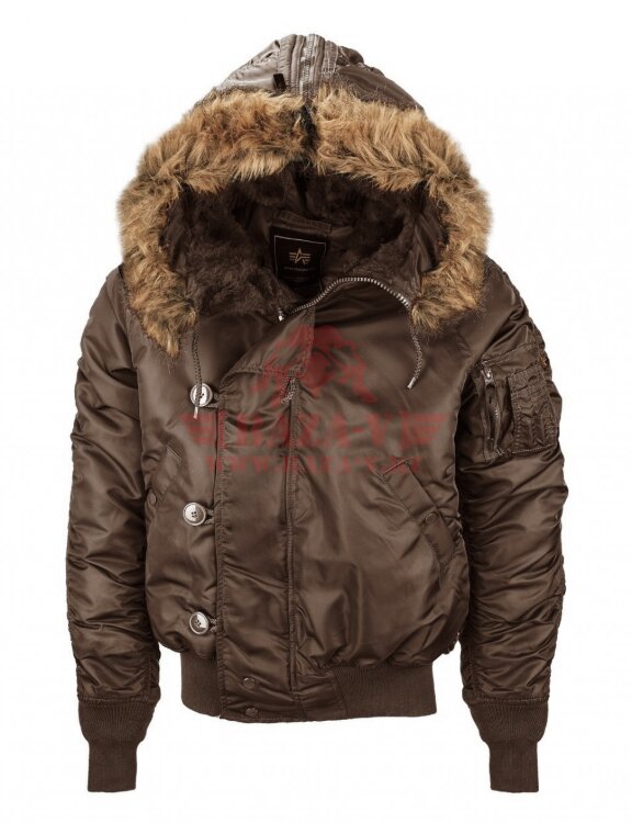 Куртка-бомбер Alpha Industries N-2B (Brown)