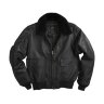 Кожаная куртка-бомбер Alpha Industries G-1 Leather Jacket (Black)
