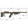 Шасси для Tikka T3 SA MDT LSS Gen2 Chassis RH (FDE)