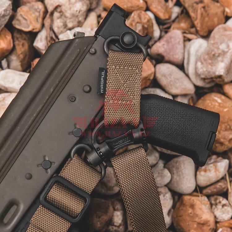 Оружейный одноточечный, двухточечный ремень 32мм, Magpul MS4 Dual QD Sling GEN2 MAG518 (Coyote)