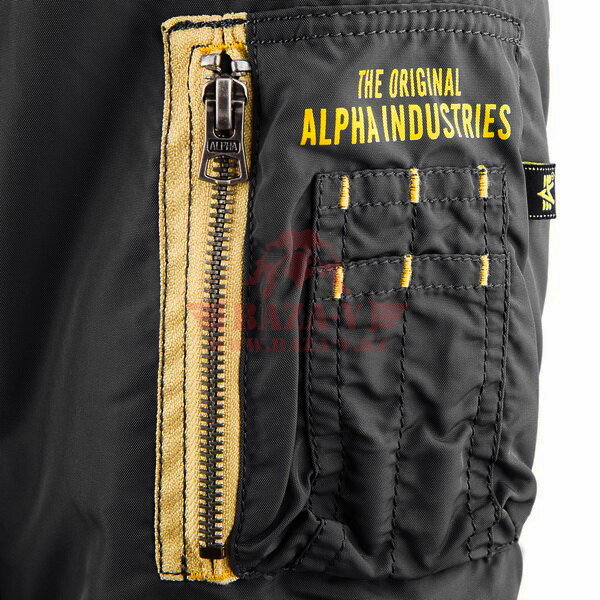 Куртка-бомбер Alpha Industries B-15 AIR FRAME FLIGHT (Black)