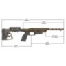 Шасси для Savage SA MDT LSS Gen2 Chassis RH (FDE)