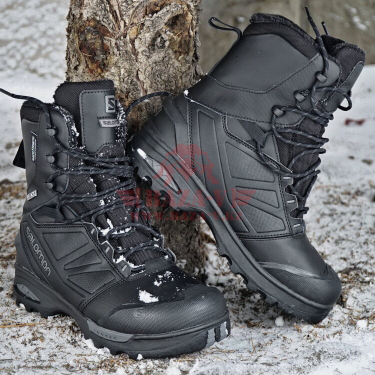 Зимние мембранные ботинки Salomon Toundra Forces CSWP (Black)