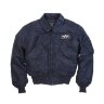 Куртка-бомбер Alpha Industries CWU 45/P Flight Jacket (Replica Blue)