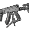 Тактическая сошка с рукоятью BI-POD FAB-Defense AK-Podium для АК (Black)