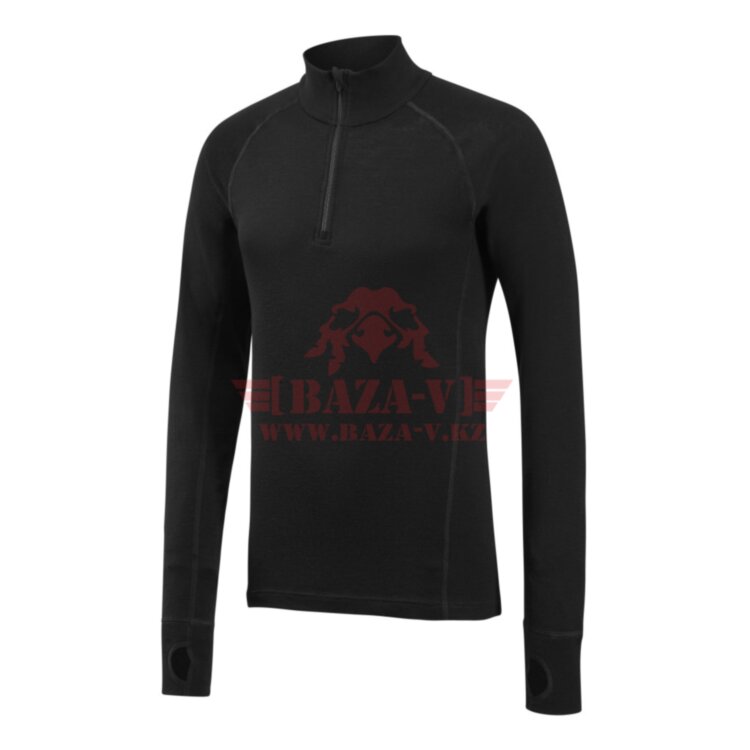Термокофта ARMADILLO "HAWK" Long Sleeve Zip Top (Black)