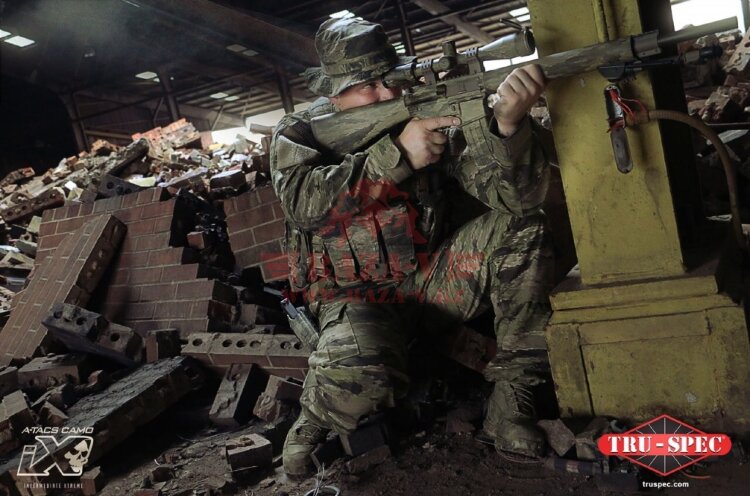 Китель тактической формы TRU-SPEC TRU® Shirt A-TACS 50/50 Cordura® NyCo Ripstop (A-TACS iX)