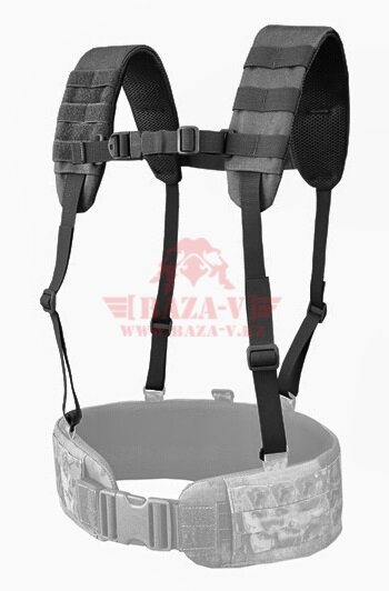 Тяжелая подвесная система для разгрузочного пояса "Тягач" WARTECH TV-109 (Black)