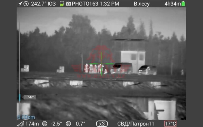 Тепловизионный прицел IWT LF640 MK2 (9Гц 60мм, 960 нм) (Black)