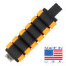 Открытый патронташ 12 калибра на велкро липучке Condor US1025: Shotshell Reload Strip (Black)