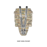 Панель с подсумками для JPC 2.0 Crye Precision Pouch Zip-On Panel 2.0 (MultiCam)