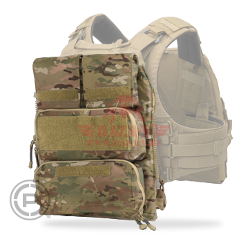 Панель с подсумками для JPC 2.0 Crye Precision Pouch Zip-On Panel 2.0 (MultiCam)